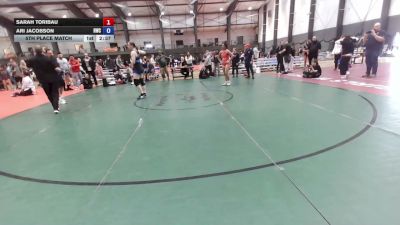 170 lbs 5th Place Match - Sarah Toribau vs Ari Jacobson, Rhinos Wrestling Club