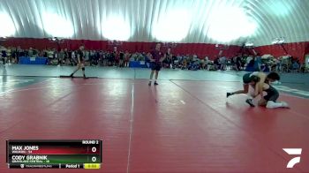 122-123 B Round 2 - Cody Grabnik, Grayslake Central vs Max Jones, Waukon