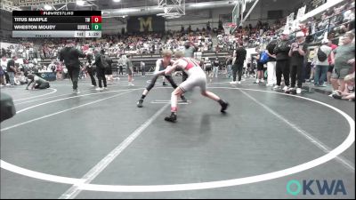 96 lbs Final - Titus Marple, Tuttle Wrestling vs Wheston Moudy, Division Bell Wrestling