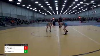 101 lbs Consolation - Noah Thorpe, Jackson County Wrestling vs Anthony Lopez, New Mexico Gold