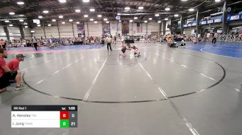 95 lbs Rr Rnd 1 - Aiden Hensley, The Wrestling Mill vs Isaac Jung, Team Nauman