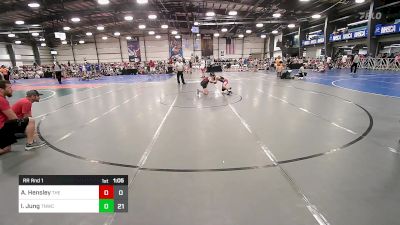 95 lbs Rr Rnd 1 - Aiden Hensley, The Wrestling Mill vs Isaac Jung, Team Nauman