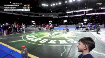 126 lbs Champ. Round 1 - Trevor Richardson, Life Christian Academy vs Ethan Venuto, Yelm