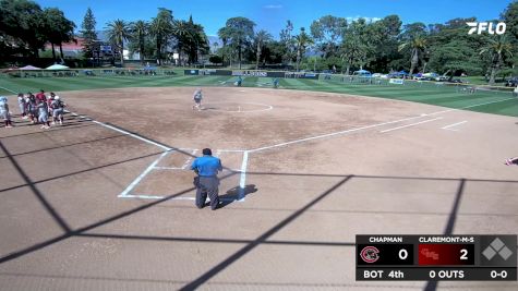 Replay: SCIAC Softball Champ - Game 4 - 2025 Chapman vs CMS | May 10 @ 3 PM