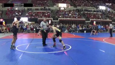 138 lbs Quarterfinal - Drayden Gaither, Moses Lake Wrestling Club vs Tyson Lake, Ronan Wrestling