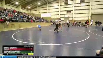135 lbs Cons. Round 2 - Adriana Rodriguez, American Leadership Academy vs Sarah Griffith, Herriman