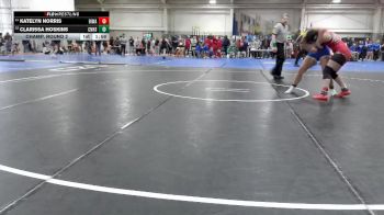 140 lbs Champ. Round 2 - Clarissa Hoskins, Clermont Northeastern High School vs Katelyn Norris, Big Walnut