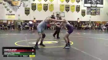 106 lbs Consolation Bracket - Charlie Dixon, North Royalton, OH vs Keegan Prothero, Highland (Medina)