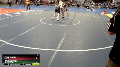 125 lbs Semis & 1st Wrestleback (8 Team) - Cole Plath, GSL vs Cayden Maly, Westfield