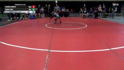 54 lbs 7th Place - Caden Smith, Delhi vs Tripp Fry, Milford