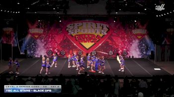 TSC All Stars - Black Ops [2026 L3 Senior Coed - D2 Day 2] 2026 Spirit Sports Myrtle Beach Nationals