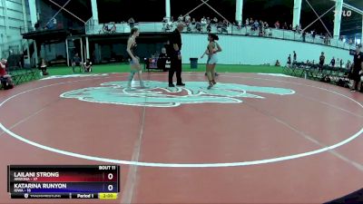 90 lbs Round 4 (6 Team) - Lailani Strong, Arizona vs Katarina Runyon, Iowa