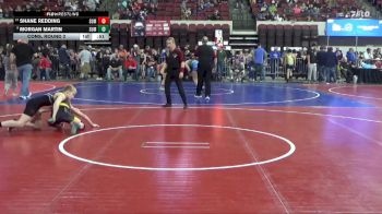 88 lbs Cons. Round 2 - Shane Redding, Hardin Wrestling Club vs Morgan Martin, Team Champs
