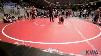 90 lbs Rr Rnd 3 - Emerson Rollings, Tulsa Mafia Boys vs Aleks Routledge, Edmond North Huskies