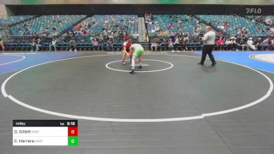 141 lbs Consi Of 4 - DJ Gillett, Oregon State vs Christian Herrera, UNATT-Wyoming