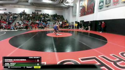 150 lbs Cons. Round 1 - Axel Wolf, Denver North vs Dominic Schocherra, Eaglecrest B