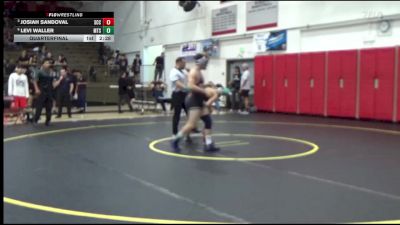 141 lbs Quarterfinal - Josiah Sandoval, Sacramento City College vs Levi Waller, Mt. Sac