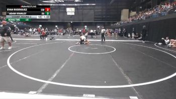 141 lbs Champ. Round 3 - Evan Rodriguez, Cowley College vs Adam Stanley, Embry-Riddle (Ariz.)