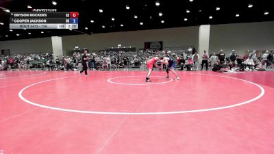 126 lbs Cons. Round 6 - Bryson Rockers, KS vs Cooper Jackson, OK
