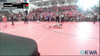 52 lbs Rr Rnd 2 - Case Combs, Cowboy Wrestling Club vs Nicholas Deurloo, Perry Wrestling Academy