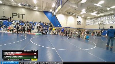 53-57 lbs Round 2 - Chandler Williams, Sons Of Atlas Wrestling Club vs Nolan Broadbent, Olympus-Skyline