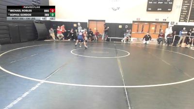 106 lbs Consi Of 4 - Michael Robles, Brien McMahon vs Sophia Gordon, South Windsor