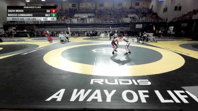 120 lbs Consi Of 16 #2 - Zach Moua, The Haverford School vs Rocco Lombardo, Malvern