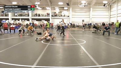 112 lbs Consi Of 16 #1 - Lincoln Valois, None vs Matthew Flaherty, Foxboro