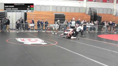 157 lbs Consi Of 8 #2 - Sam Logan, Arlington vs Daniel Woods, Wellesley