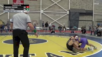 174 lbs Cons. Round 3 - Michael Hopkins, Bridgewater State vs Henry Forte, Williams College
