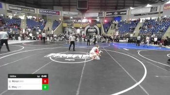132 lbs Consi Of 16 #1 - Urijah Minor, Brighton WC vs Christian May, Littleton