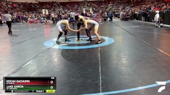 4A 133 lbs Champ. Round 1 - Luke Garcia, St. Michaels vs Mycah Gachupin, St Pius X