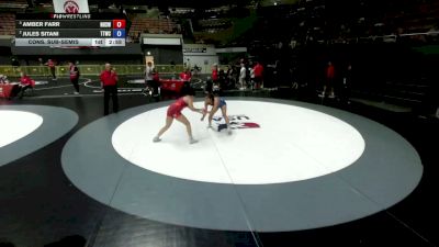 145 lbs Semis - Amber Farr, Norwalk High School Wrestling vs Jules Sitani, Team Thunder Wrestling Club
