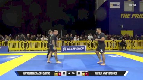 Arthur N Witherspoon vs Rafael Ferreira Dos Santos 2025 Pan IBJJF Jiu-Jitsu No-Gi Championship