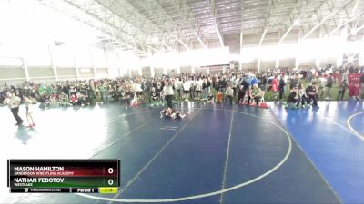 79 lbs Cons. Round 4 - Nathan Fedotov, Westlake vs Mason Hamilton, Sanderson Wrestling Academy