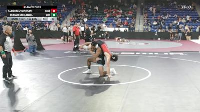 150 lbs Round Of 64 - Alberico Mancini, Cranston West vs Isaiah McDaniel, Middletown