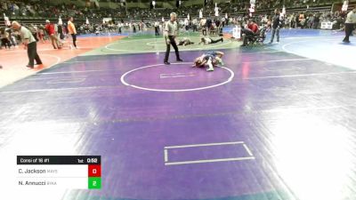 50 lbs Consi Of 16 #1 - Cooper Jackson, Mays Landing Predators vs Nicholas Annucci, Byaa