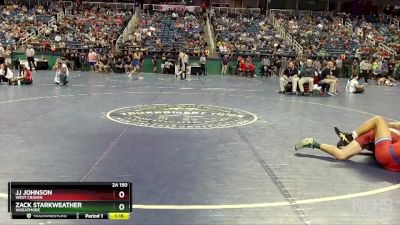 2A 150 lbs Quarterfinal - Jj Johnson, West Craven vs Zack Starkweather, Wheatmore