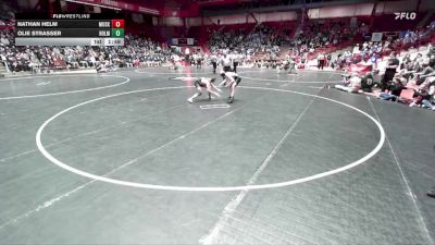 120 lbs D1 - Quarter-finals (fri 5:30 P.m.) - Nathan Helm, Muskego vs Olie Strasser, Holmen