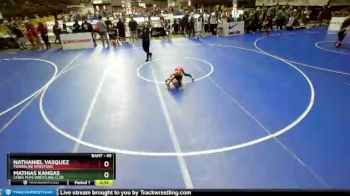 45 lbs Cons. Round 3 - Nathaniel Vasquez, Powerline Wrestling vs Mathias Kangas, Ceres Pups Wrestling Club