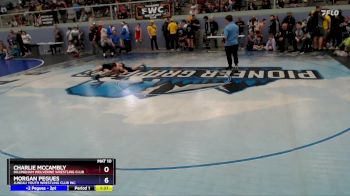 77 lbs Cons. Semi - Charlie McCambly, Dillingham Wolverine Wrestling Club vs Morgan Pegues, Juneau Youth Wrestling Club Inc.