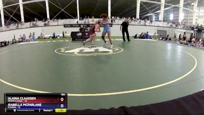 190 lbs Round 2 (8 Team) - Alaina Claassen, Pennsylvania vs Isabella Mcfarlane, Florida