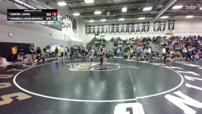 145 lbs Champ. Round 1 - Ayrabella Locke-Redfield, Upton vs Cristel Lopez, Wright