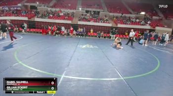 145 lbs Quarters & 1st Wb (16 Team) - Gillian Eckert, Comal Pieper vs Isabel Saumell, Huntsville