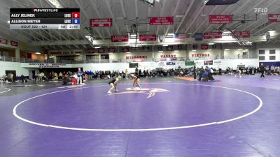 124 lbs Cons. Round 2 - Allison Meyer, Lindenwood University vs Ally Jelinek, Lindenwood University