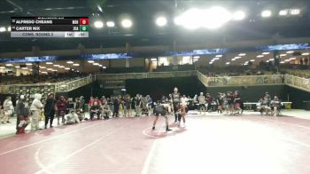 138 lbs Cons. Round 2 - Alfredo Cheang, Miami Southridge Hs vs Carter Nix, Zephyrhills Christian