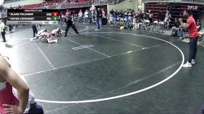 85 lbs Semifinal - Hayes Lockhart, Hawks Wrestling Club (Lincoln) vs Blake Folchert, Sutherland Youth Wrestling Club