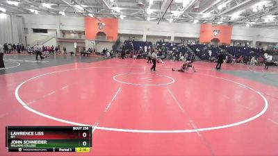 133 lbs Cons. Round 2 - John Schneider, Williams College vs Lawrence Liss, RIT