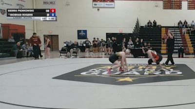 145 lbs Champ. Round 1 - Sierra Pienkowski, Carthage College vs Siobhan Rogers, Quincy