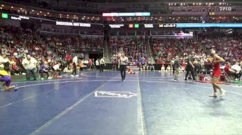 2A-138 lbs Cons. Round 2 - Lane Travis, Creston vs Greyson Grell, Central DeWitt